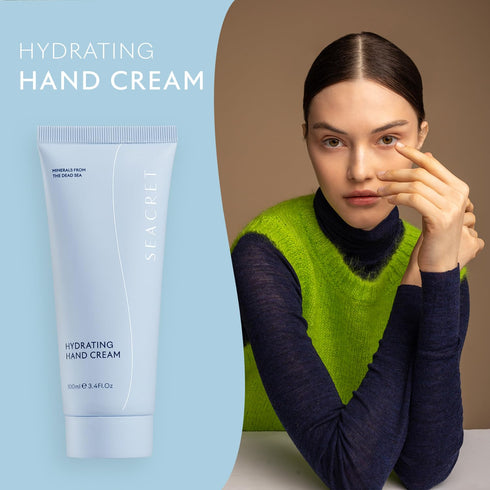 SEACRET Hand Cream with Shea Butter - Dead Sea Mineral Hand Lotion for Dry Hands