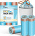 JOYEUX 2.6 Gallon Small Trash Bags, 66 Count No-Tearing Drawstring Mini Garbage Bags for Kitchen Bathroom