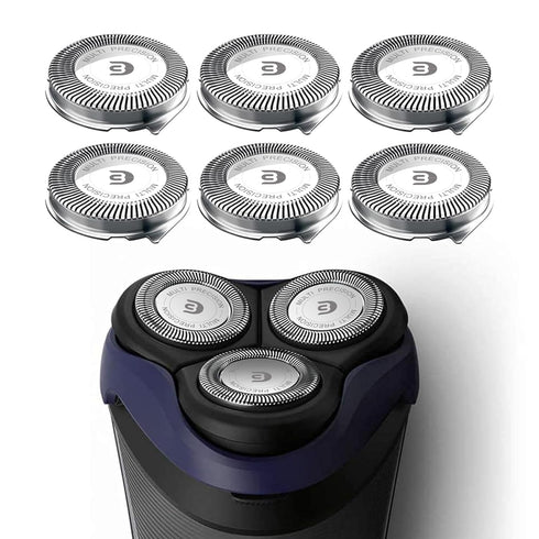 SH30 Replacement Heads for Philips Norelco Shaver Series 3000, 2000, 1000, S738 with Durable Sharp Blade