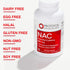 Protocol NAC 600mg - 100 Veg Caps N-Acetyl-Cysteine with Molybdenum & Selenium for Lung Health & Glutathione Synthesis