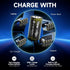 Newsellpo 4 Pack, 8000mWh 1.5V LR20 4 1 Rechargeable Lithium D Batteries D Cell Battery with in USB-C Charging Cable