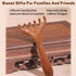 PKRFCJ 2 1, 1) Wooden Scalp Massager Pcs Massage Comb Brown Wood Massager Tool,Body Guas Sha Tools for Head, Neck