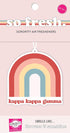 Kappa Kappa Gamma Rainbow Air Freshener, 2/Pack, Flowers & Sunshine Scent