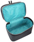 Conair Travel Makeup Bag, Large Toiletry and Cosmetic Bag, Five Piece Train Case Set in Black