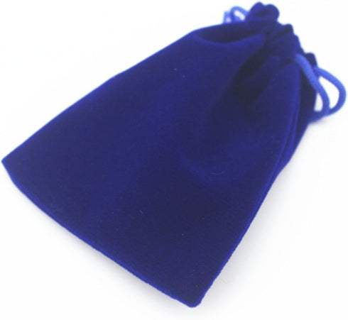 AEAOA Pack of 25 Royal Blue Velvet Drawstring Gift Bags, 4.8" X 3.6" for Jewelry, Candy, Treats, Birthday Favors
