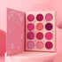 Pink Eyeshadow Palette, 12 Colors Peach Matte & Shimmer, Highly Pigmented Mini Makeup for Women and Girls
