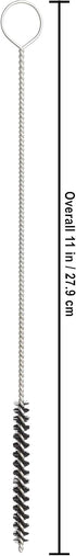 Redecker Nylon Hair Gripping Brush 11 inches - Sturdy Wire Handle, Made in Germany, Hanging Loop for Storage