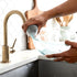 Full Circle Clean Ocean Netted Scrubbers, Set of 3 Non-Stick Safe Dish Scrubbers, Quick Drying