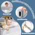 Yozoia 30 Bed Rail for Toddlers, Baby Bed Rail Guard with Double Child Safety Lock, Speed Height Adjustable, Safety