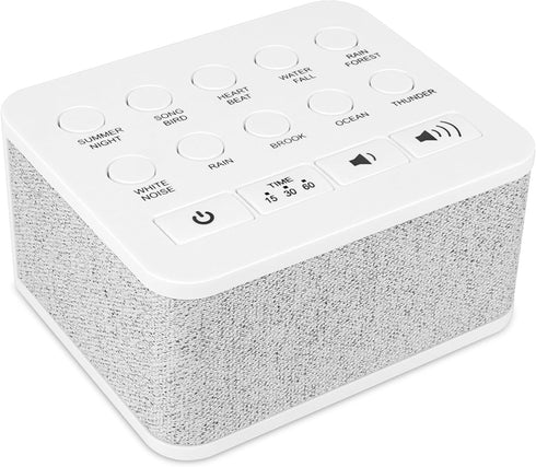 Sound Machine, White Noise Machine with 10 Natural Soothing Sounds, Sleep Machine for Baby Kids Adults & Travel