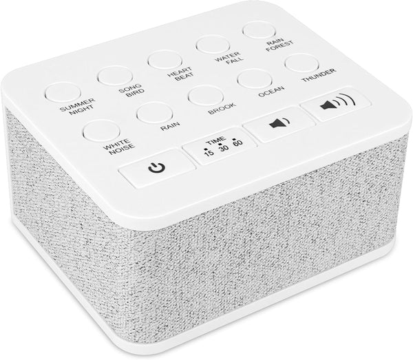 Sound Machine, White Noise Machine with 10 Natural Soothing Sounds, Sleep Machine for Baby Kids Adults & Travel