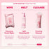 The Face Shop Rice Water Bright Foaming Facial Cleanser - Gentle Face Wash with Ceramide, 300ml, Vegan