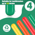 4 Pack Toothbrush Cases, Portable Toothbrush Holder, Plastic Toothbrush Carrier for Traveling, Home