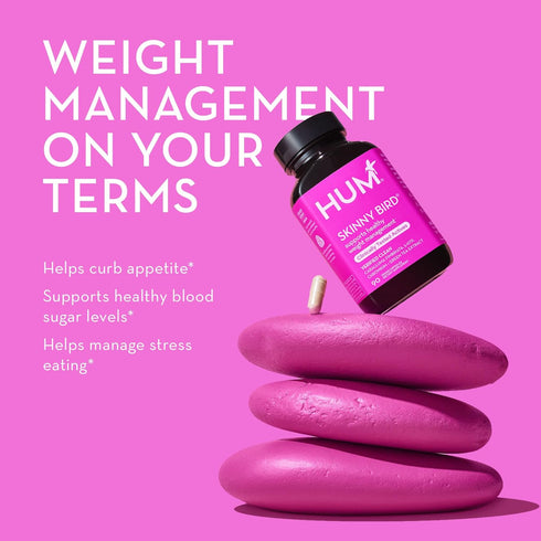 HUM Skinny Bird Appetite Suppressor for Women with Caralluma, Chromium, Green Tea Extract (90 Capsules)