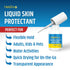 HelsRx Liquid Bandage Glue - Invisible Skin Repair Gel for Severe Dry Cracked Heels, Feet, Fingers, Scrapes