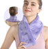 SuzziPad Microwavable Heating Pad for Neck Pain, Convenient Neck Warmer for Stress Pain Relief, Moist Heated Neck Wrap