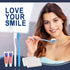 30 Pack Disposable Toothbrushes with Toothpaste and Soap, Individually Wrapped, 2 Colors, Hotel Travel Size