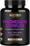 Magnesium Citrate & Oxide 500mg Complex Supplement - High Absorption for Bone Density, Muscles, Energy - 120 Vegan