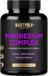 Magnesium Citrate & Oxide 500mg Complex Supplement - High Absorption for Bone Density, Muscles, Energy - 120 Vegan