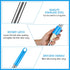 Spin Mop Replacement Handle, 360 Degree Rotating Telescopic Mop Pole for Household Cleaning Accessories (Cute Blue)