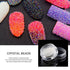 Nails Art Mini Rhinestones Beads AB Micro Ball Gems 3D Manicure Tips in Two Bottles with Tray