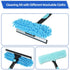 ScroRich 122'' 2-in-1 Window Washing Kit with Extension Pole, Window Cleaning Kit with Scrubber and Rotating Head