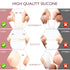 Momcozy Silicone Finger Toothbrush for Baby, Infant Toothbrush for Teething, 2 Pcs