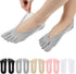 Sibba 5 Pairs Orthopedic Toe Compression Socks, No Show Five Finger Toe Separator