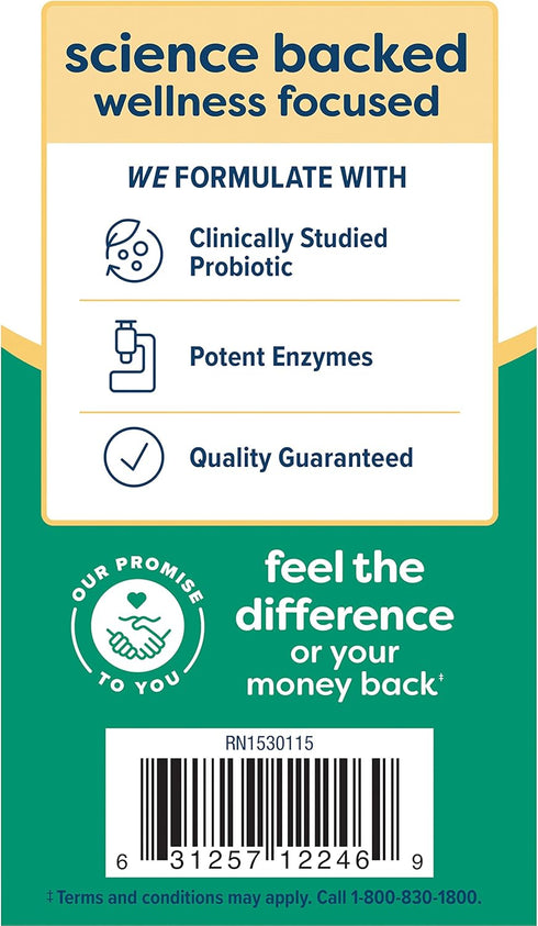Renew Life Digestive Duo Probiotic + Enzymes, 30 Vegetarian Capsules, Promotes Digestive Health
