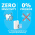WhiteU 14 7 Teeth Whitening Strips for Sensitive Teeth - Peroxide Free No Sensitivity - Strips with Pap+ & Nano