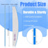 Poly Nail Extension Gel Files 100/180 Grit, 12 PCS Emery Boards for Acrylic Nails, Double-Sided Washable Manicure Tools
