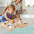 Wooden Busy Board for Toddlers - Montessori Sensory Activity Board for Fine Motor Skills and Early Learning - Travel