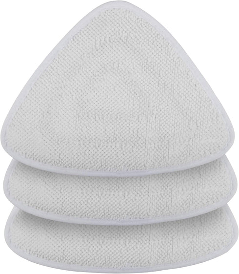 VCLENA 3 Pack Microfiber Steam Mop Replacement Refill Refills Triangle Mop Pads Fit