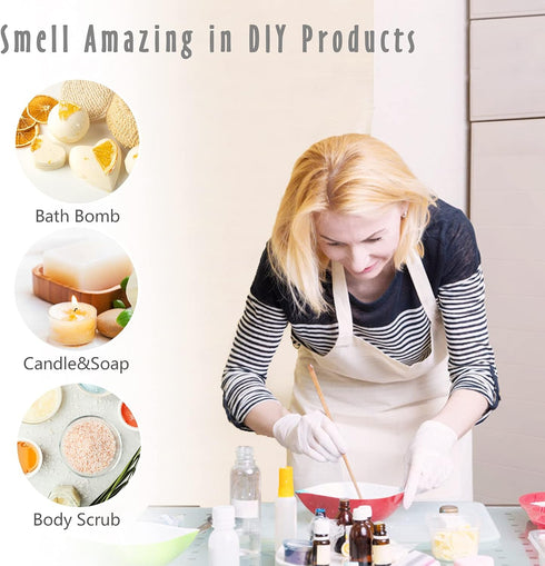 Set, MitFlor Winter & Clean Fragrance Oils Creative Christmas Gift, Fragrance Oils for Diffuser, Soap Candle Making