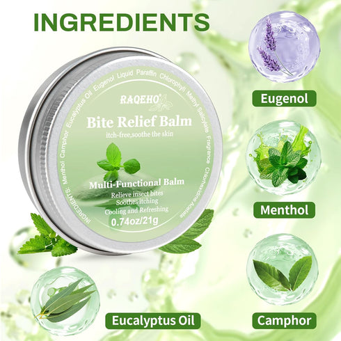 RAQEHO 0.74oz Summer Mosquito Bite Itch Relief Cream Anti Itch Bug Insect After Bite Treatment Cream Travel Sting