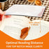 Wahijihe 4Pcs Sheet,3X 4.72 6.69in Page Magnifying Lightweight Handhold Full Page Magnifier for Seniors and Low Vision