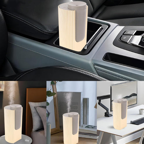YDuupxe 20ml Aromatherapy Diffuser, Aluminum Alloy Leakproof Portable Aromatherapy Diffuser for Car Home Office Living