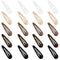 Snap Hair Clips for Women, Water Drop Non Slip Heavy Coated Metal Hair Barrettes, Mixed Color 20 PCS