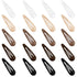 Snap Hair Clips for Women, Water Drop Non Slip Heavy Coated Metal Hair Barrettes, Mixed Color 20 PCS