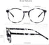 VisionGlobal Blue Light Blocking Glasses, Anti Eyestrain for Women/Men, Stylish Oval Frame, Anti Glare, Gray +1.50