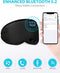 TOPOINT Bluetooth Sleep Mask, Eye Mask with Wireless Headphones, Silk Sleeping Eye Cover, Travel Music Headsets