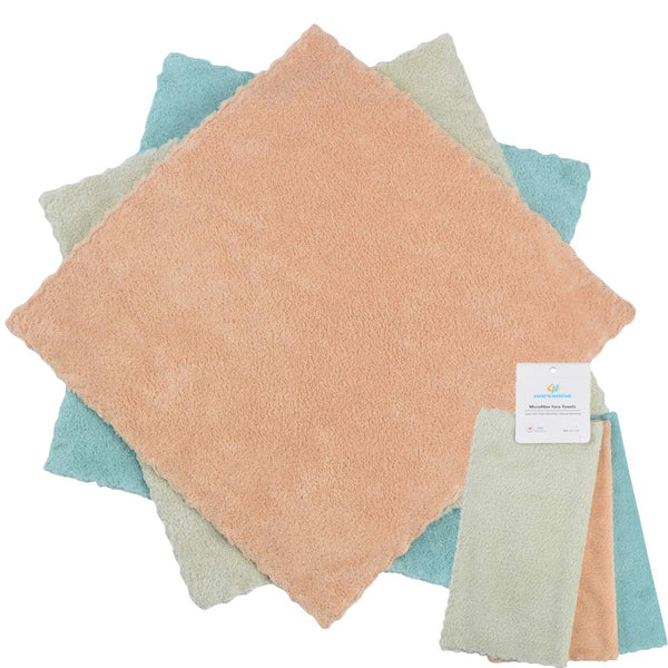 HOPESHINE Face Makeup Remover Cloths - Reusable Soft Wash Cloth for Sensitive Skin, 12 inch X 12 inch