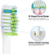 Replacement Toothbrush Heads for Ultra Plaque Control & Whitening, Diamantine-Clean Brush Heads for Philips Sonicare, 4