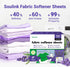 Fabric Softener Sheets for Washing Machine, No Plastic Jug Soap Strips, Lavender Scent, Up to 240 Loads