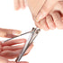 Nail Clippers, Sharp Edge Fingernail and Toenail Clipper Cutter, Thick Nail Tool for Manicure and Pedicure (Silver)