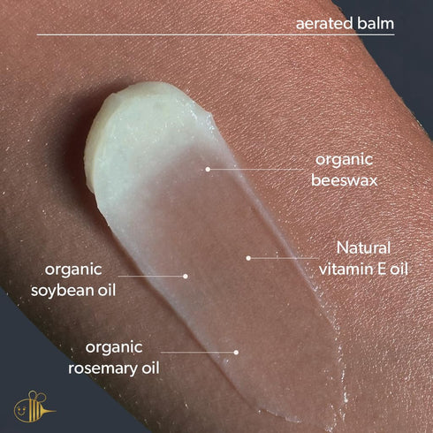 Waxelene Multipurpose Ointment Travel Tube, Organic Aerated Balm - Petroleum Jelly Alternative for Eczema, Dry Skin,