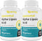 Liposomal Alpha Lipoic Acid 1400mg Softgels, ALA Supplement with L-Carnitine, Ubiquinol, Vitamin E, 120 Softgels