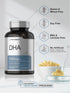 Horbaach DHA Supplement 1500mg, 90 Softgels, EPA, Omega 3, Non-GMO, Gluten Free