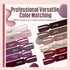 MEFA 19 Pcs Gel Nail Polish Kit with UV Light, 12 Colors Burgundy Red and Champagne Gold Glitter for DIY Nails