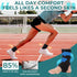 NeoTech Care Ankle Support Sleeve, Open Heel, Light, Elastic & Breathable, Medium Compression, Black, Size M